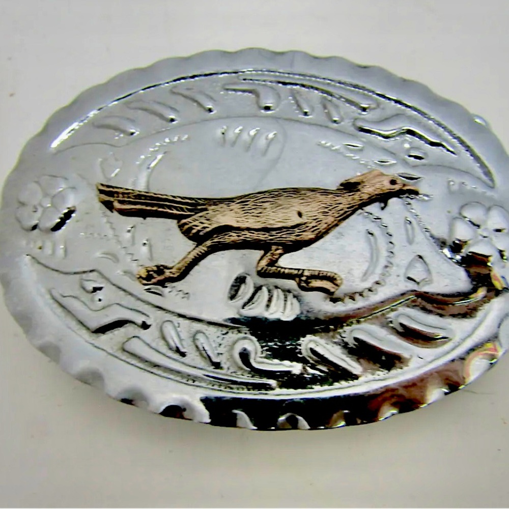 Roadrunner Southwestern Vintage belt buckle.